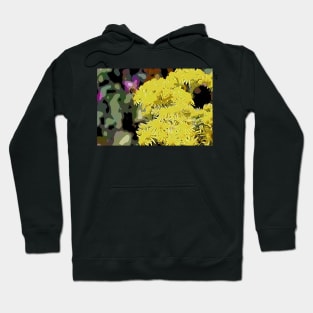 Yellow Coastal Flowers Hoodie